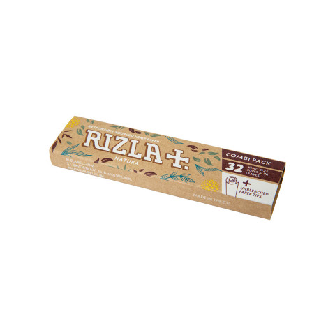 Бумага для самокруток RIZLA+ KS Natura +FTIP*32*24 Бумага для самокруток RIZLA+ KS Natura +FTIP*32*24
