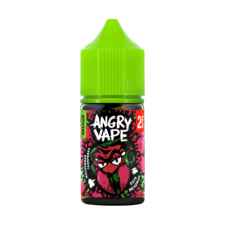 Жидкость Angry Vape salt 30ml 20mg Sour (Паук Меломан (Малиновая газировка), Light)