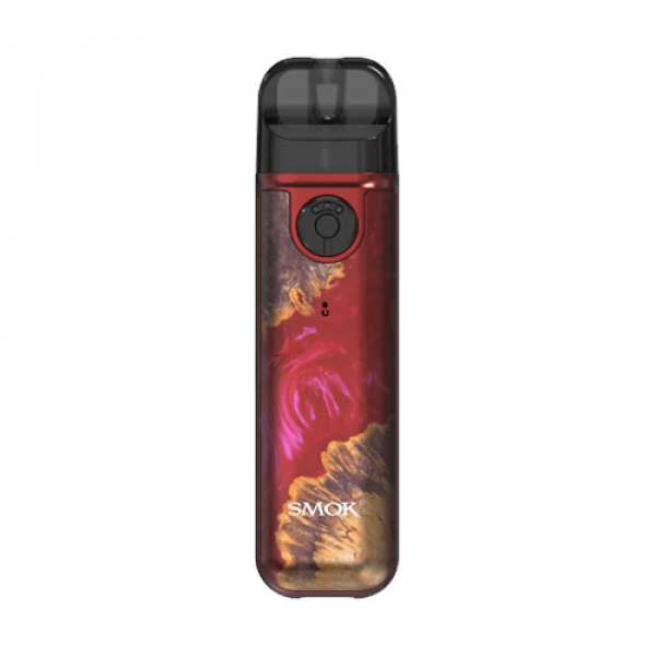 POD-система SMOK Novo 4 Mini Pod Kit (Red Stabilizing Wood - Красная стабилизирующая древесина)