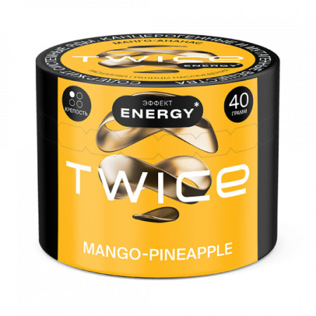 Twice 40г (Mango Pineapple (Манго Ананас), Лёгкий)