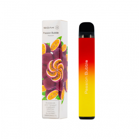 SOAK X 1500тяг (Passion Bubble (Маракуйя), 1500 тяг)