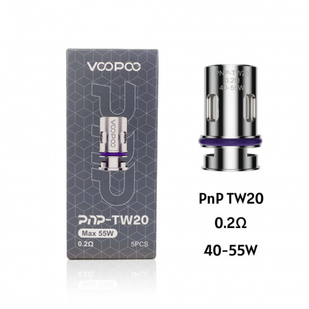 Испаритель Voopoo PnP TW20 (VooPoo Drag E60,VooPoo Drag H80S,VooPoo Drag X) 1/5 (0.2 ohm)