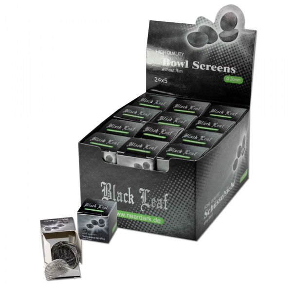 Сетки ПОЛУСФЕРА БЕЗ ОКАНТОВКИ Black Leaf Stainless Steel Bowl 20mm (1уп.)