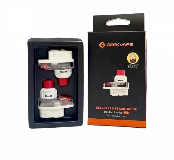Картридж GeekVape Aegis Hero 2 H45 RTE 4ml (Red&White) (Без испарителя) 1/2