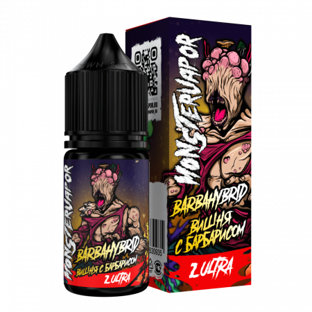 Жидкость Monster Vapor 30ml 2 ultra (50mg) (BARBAHYBRID (вишня с барбарисом))