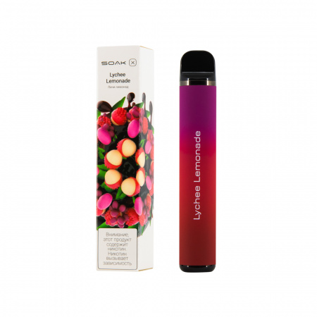 SOAK X 2200тяг (Лимонад личи, 2200 тяг)