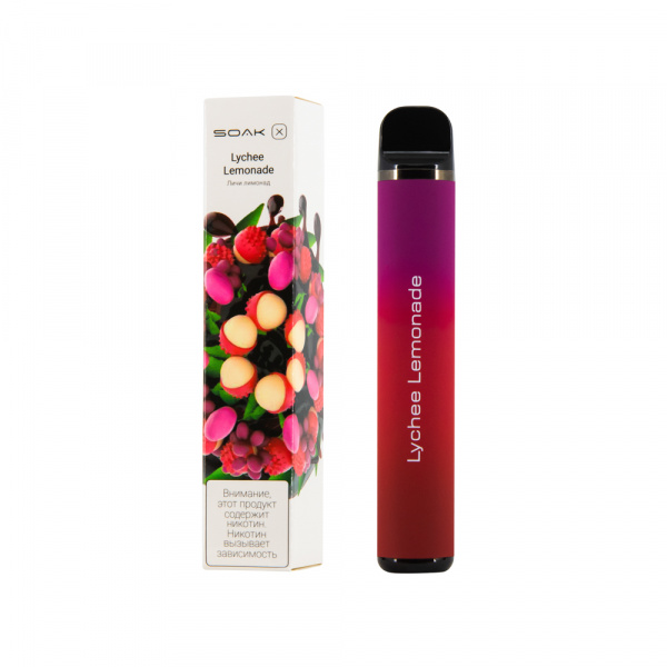 SOAK X 2200тяг (Лимонад личи, 2200 тяг)
