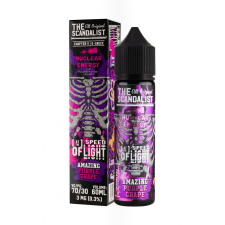 Жидкость The Scandalist 60ml 3mg (Speed of light (Восхитительный фиолетовый виноград))
