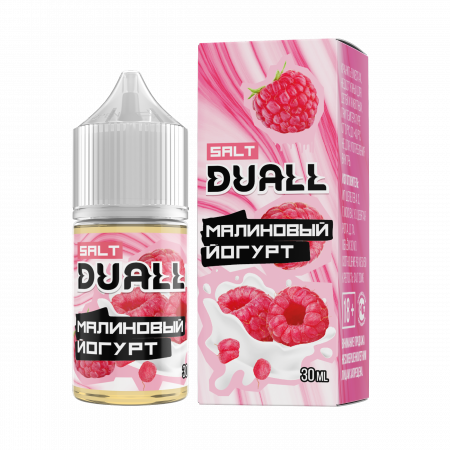 Жидкость Duall salt 30ml LIGHT 20mg (Малиновый йогурт, Light)