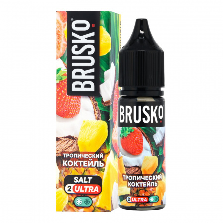Жидкость Brusko Chubby salt 35ml 20mg (№5) 2ultra (Тропический Коктейль, Hard)