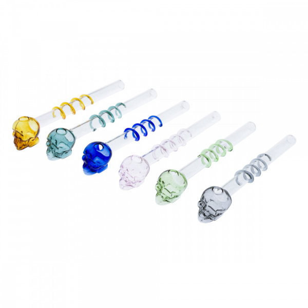 Стеклянная трубка выпариватель Vapo Spiral (SA10 Череп)