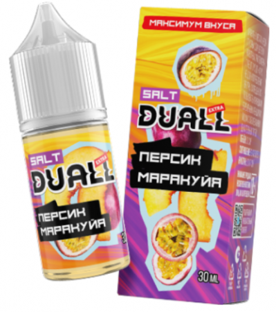 Жидкость Duall Extra salt 30ml LIGHT 20mg (Персик маракуйя, Light)