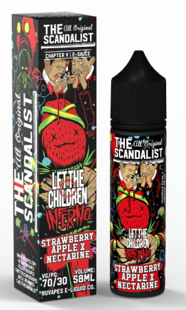 Жидкость The Scandalist 58ml 0mg (Let The Children Inferno (Спелая клубника с яблоком и нектарином))