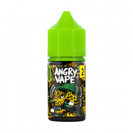 Жидкость Angry Vape salt 30ml 50mg (2 Ultra) Sour (Леопард Пятно (Ананасовая газировка), Hard)