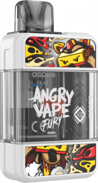 POD-система Brusko Angry Vape Fury (Белый, 650 mAh, 15 W, 4,5 мл, Датчик затяжки) POD-система Brusko Angry Vape Fury (Белый, 650 mAh, 15 W, 4,5 мл, Датчик затяжки)