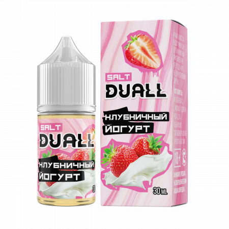 Жидкость Duall salt 30ml LIGHT 20mg (Клубничный Йогурт, Light)