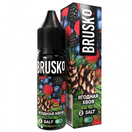 Жидкость Brusko Chubby salt 35ml 20mg (№5) 2ultra (Ягодная хвоя, Hard)