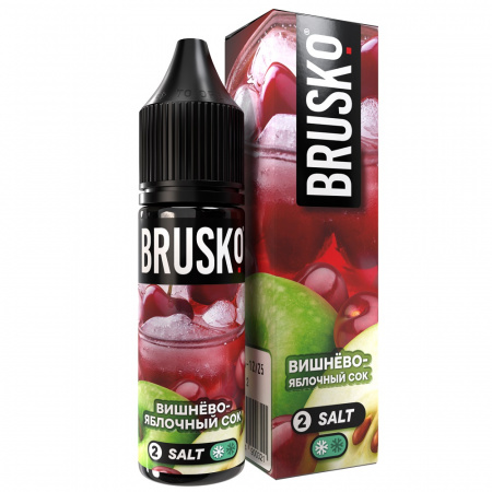 Жидкость Brusko Chubby salt 35ml 20mg (№2) (Вишнево-яблочный сок, Light)