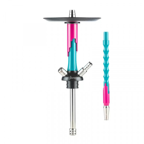 Шахта Mamay Customs Flow (шахта,мундштук) (Мята-фуксия, 37 см, 14 мм, Шахта, Мундштук, Нержавеющая сталь, Да)