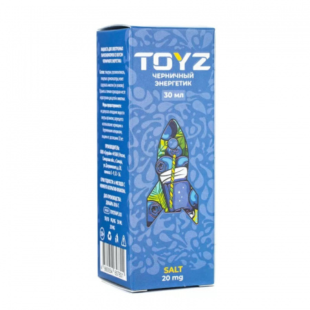 Жидкость Toyz 30ml 20mg (Blueberry energy drink (Черничный энергетик), Light)