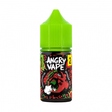 Жидкость Angry Vape salt 30ml 20mg Sour (Осьминог Ван Гог (Гранатовый сок), Light)