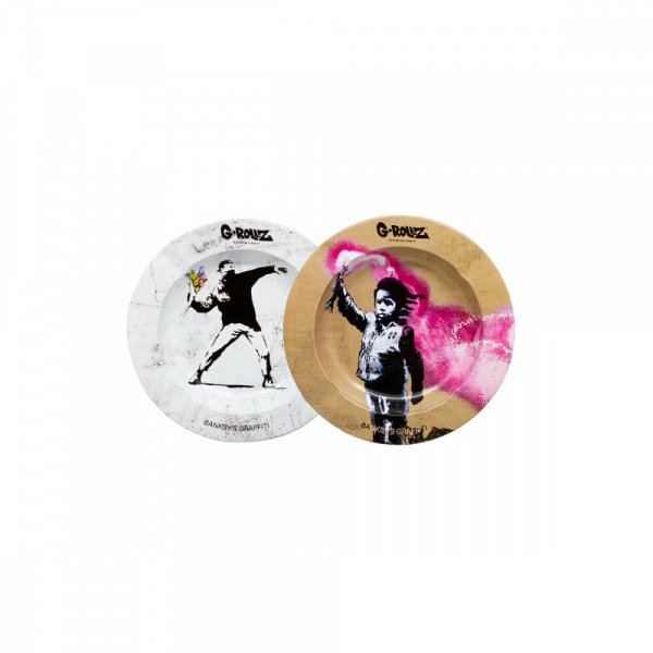 Пепельница G-Rollz Banksy's Graffiti металлическая